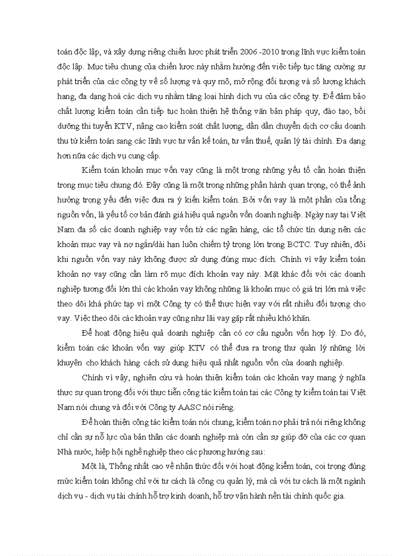 image for page Hoàn thiện chương trình kiểm toán các khoản vay trong kiểm toán Báo cáo Tài chính do công ty TNHH dịch vụ tư vấn tài chính kế toán và kiểm toán AASC thực hiện 1