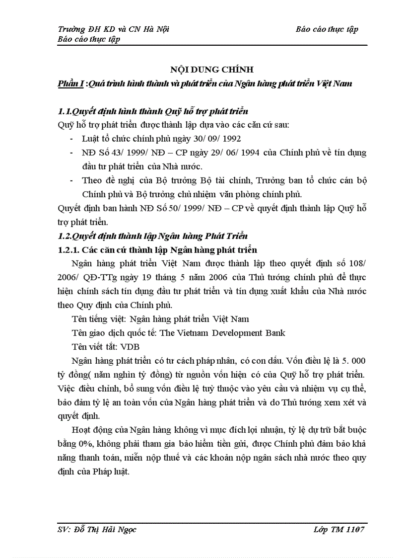 image for page Thực trạng hoạt động kinh doanh của Sở giao dịch I Ngân hàng phát triển Việt Nam trong thời gian qua 1