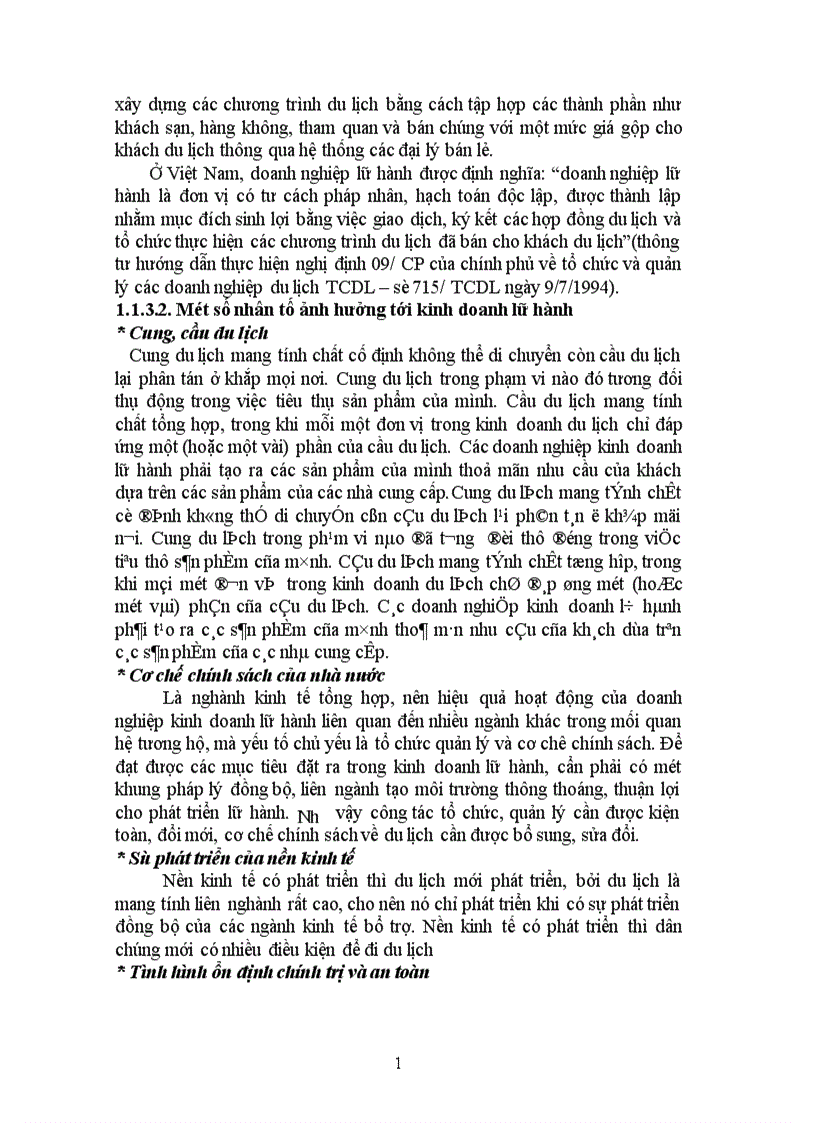 image for page Xây dựng và triển khai ứng dụng công nghệ thông tin trong kinh doanh lữ hành của công ty du lịch và dịch vụ Nam Đế nhìn từ góc độ ứng dụng kinh doanh điện tử E Business và thương mại điện tử E Commerce đối với một doanh nghiệp lữ hành vừa và nhỏ tại Việt Nam Chương 1 Kinh doanh lữ hành và ứng dụng kinh doanh điện tử và thương mại điện tử trong kinh doanh lữ hành 1