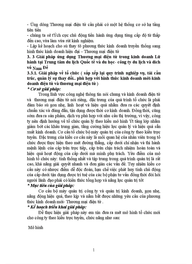 image for page Xây dựng và triển khai ứng dụng công nghệ thông tin trong kinh doanh lữ hành của công ty du lịch và dịch vụ Nam Đế nhìn từ góc độ ứng dụng kinh doanh điện tử E Business và thương mại điện tử E Commerce đối với một doanh nghiệp lữ hành vừa và nhỏ tại Việt Nam Chương 1 Kinh doanh lữ hành và ứng dụng kinh doanh điện tử và thương mại điện tử trong kinh doanh lữ hành 1