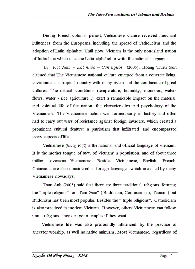 image for page The NewYear customs inVietnam and Britain 1