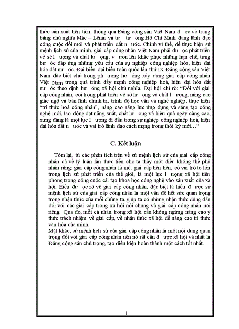 image for page Vấn đề sứ mệnh lịch sử của giai cấp công nhân trong thời đại ngày nay