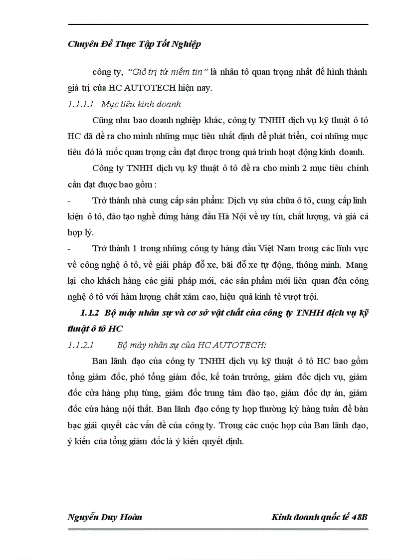 image for page Khai thác nguồn cung ứng trong nhập khẩu linh kiện ô tô của Công ty TNHH Dịch vụ và kỹ thuật ô tô HC 1