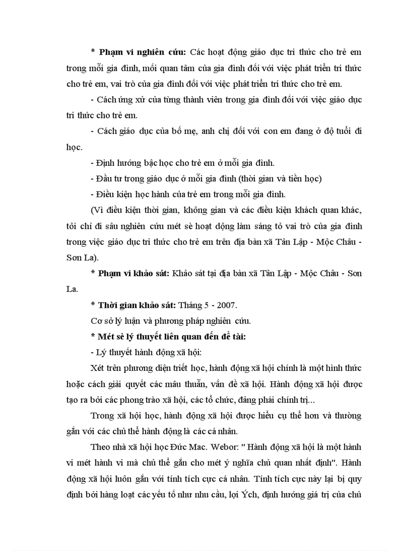 image for page Vai trò của gia đình trong hoạt động giáo dục tri thức cho trẻ em Qua khảo sát tại địa bàn xã Tân Lập huyện Mộc Châu tỉnh Sơn La