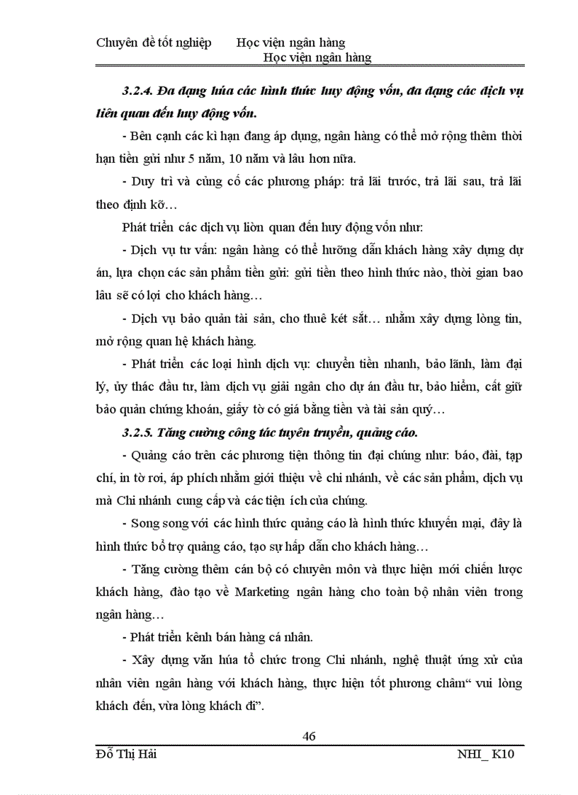 image for page Giải pháp tăng cường nguồn vốn huy động tại Chi nhánh NHNNo PTNT Đống Đa