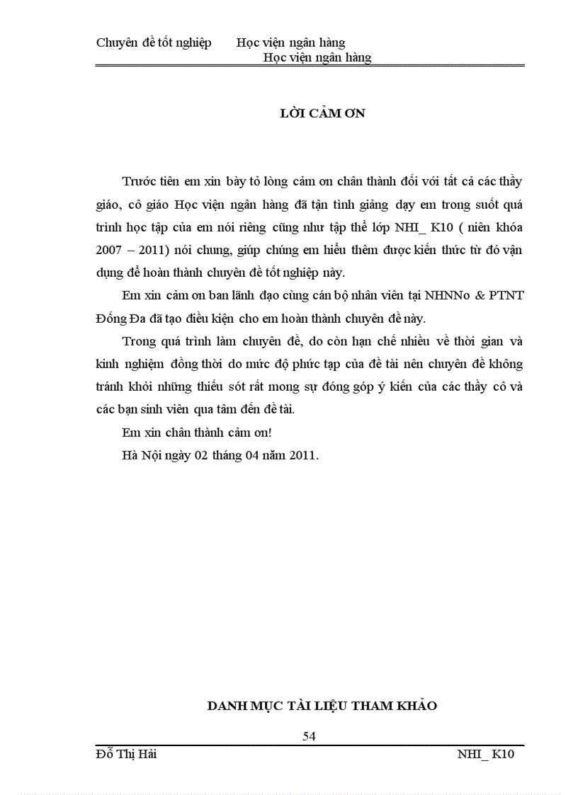 image for page Giải pháp tăng cường nguồn vốn huy động tại Chi nhánh NHNNo PTNT Đống Đa