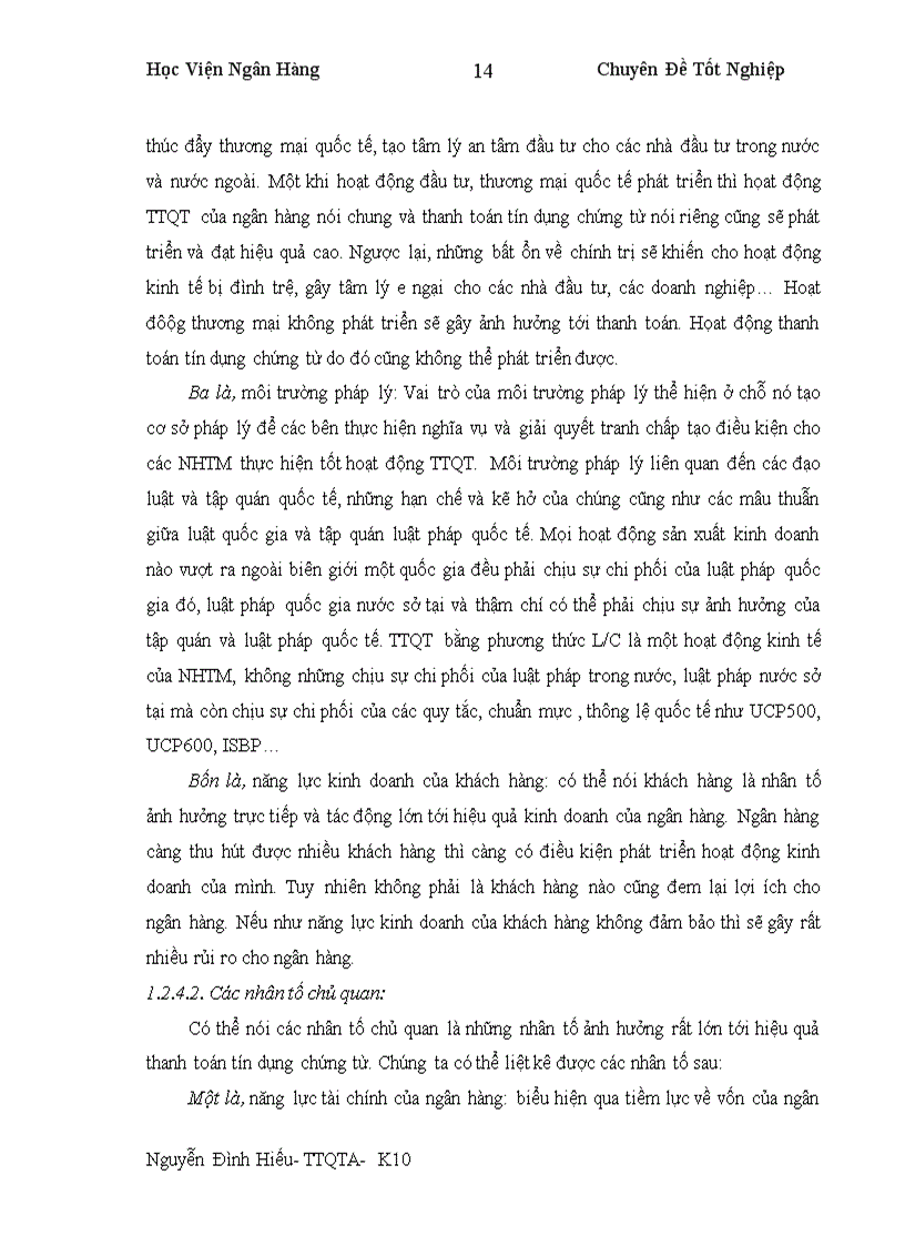 image for page Nâng cao hiệu quả thanh toán quốc tế theo phương thức tín dụng chứng từ tại Ngân hàng thương mại cổ phần Ngoại thương Việt nam Vietcombank 1