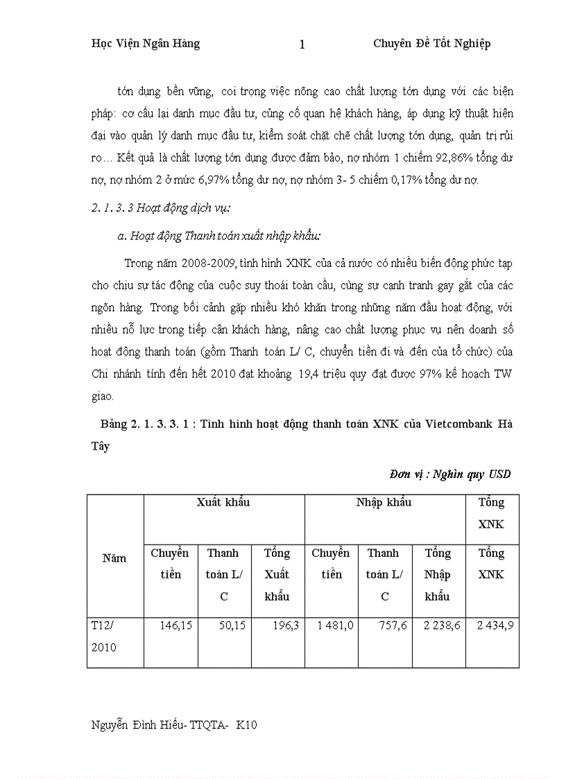 image for page Nâng cao hiệu quả thanh toán quốc tế theo phương thức tín dụng chứng từ tại Ngân hàng thương mại cổ phần Ngoại thương Việt nam Vietcombank 1