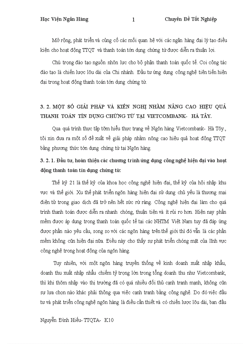 image for page Nâng cao hiệu quả thanh toán quốc tế theo phương thức tín dụng chứng từ tại Ngân hàng thương mại cổ phần Ngoại thương Việt nam Vietcombank 1
