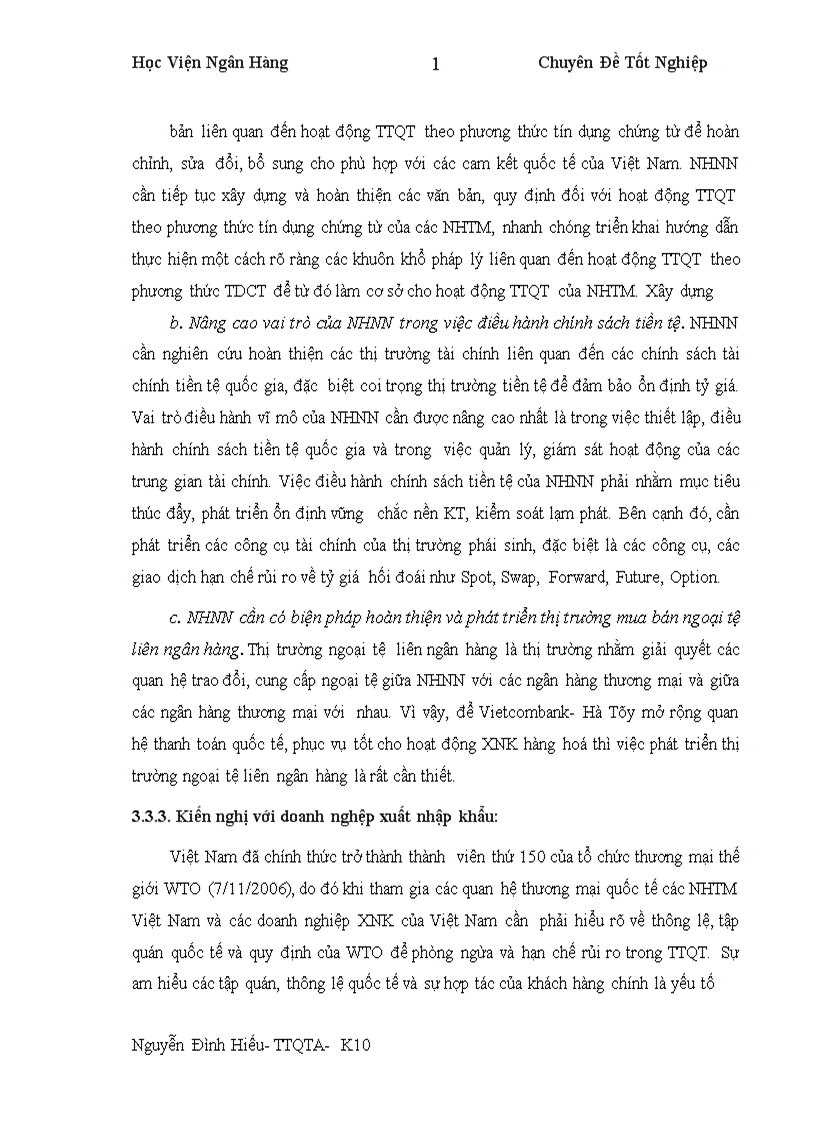 image for page Nâng cao hiệu quả thanh toán quốc tế theo phương thức tín dụng chứng từ tại Ngân hàng thương mại cổ phần Ngoại thương Việt nam Vietcombank 1