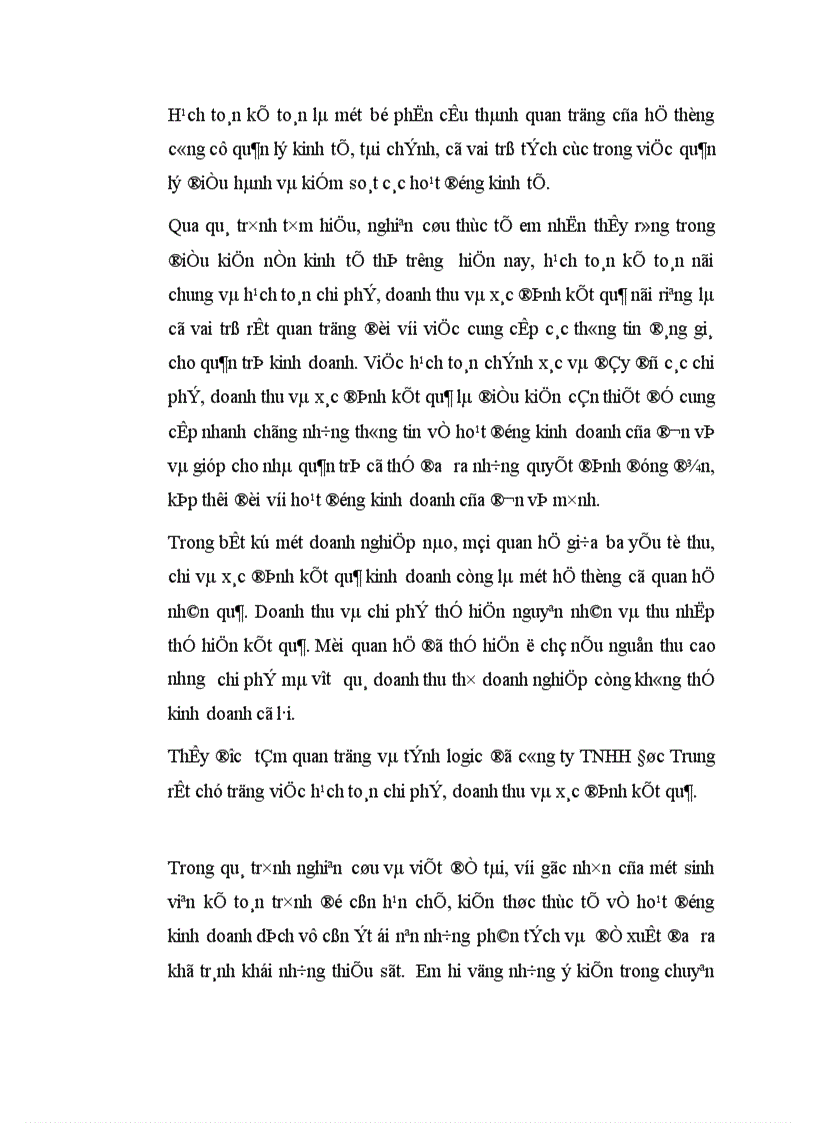 image for page Hoàn thiện kế toán doanh thu chi phí và xác định kết quả kinh của Công ty TNHH Đầu tư Thương mại Đức Trung 1