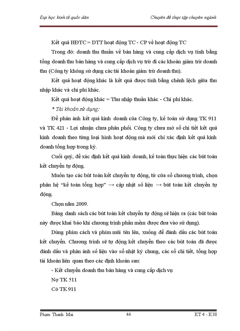 image for page Hoàn thiện kế toán chi phí doanh thu và xác định kết quả kinh doanh trong Công ty TNHH thương mại Tân Á Châu 1