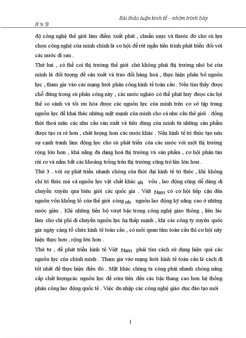 image for page Xu hướng vận động của thế giới và sự vận dụng vào Việt Nam