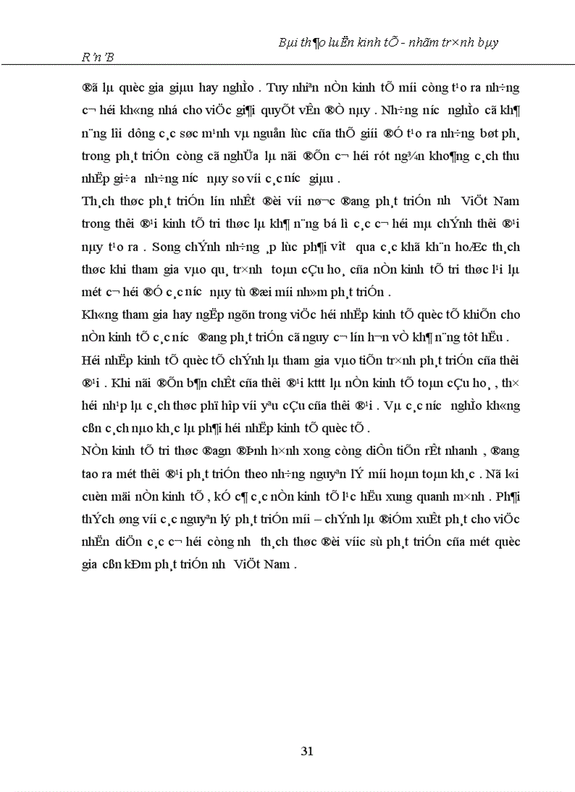 image for page Xu hướng vận động của thế giới và sự vận dụng vào Việt Nam