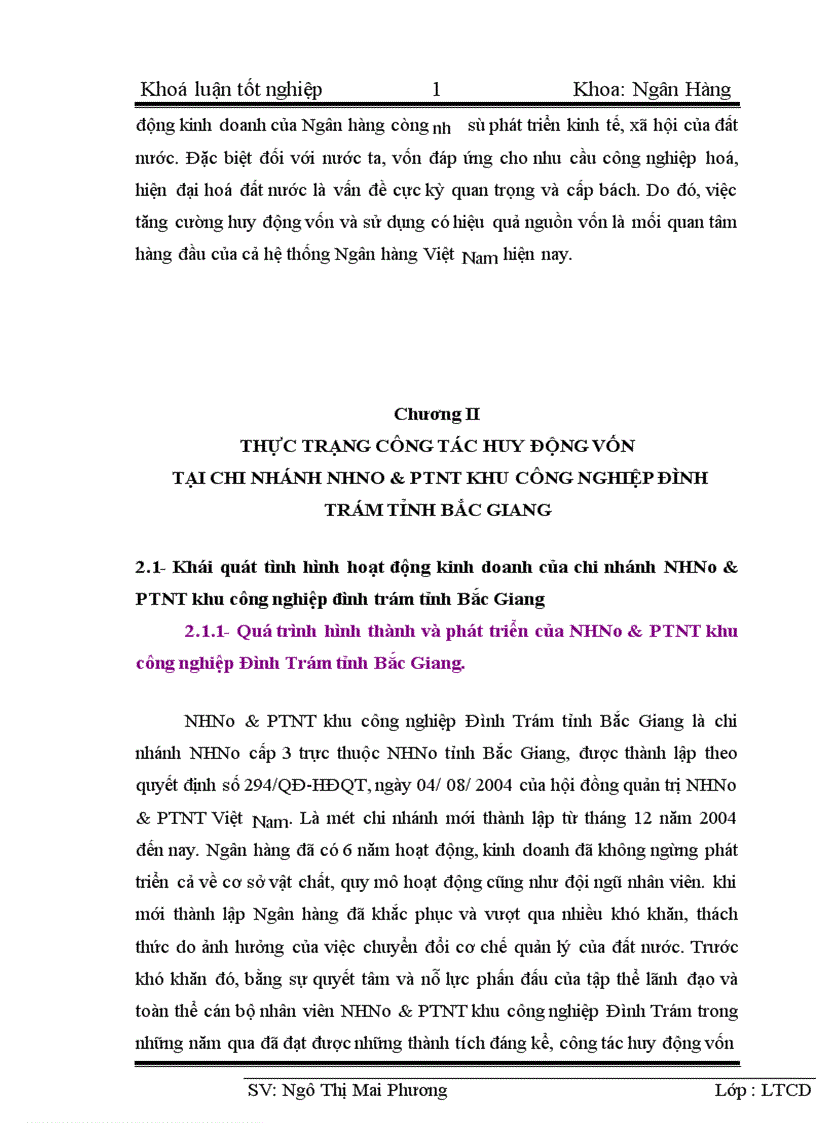 image for page Giải pháp nâng cao hiệu quả huy động vốn tại chi nhánh NHNo PTNT Khu công nghiệp Đình Trám tỉnh Bắc Giang 1