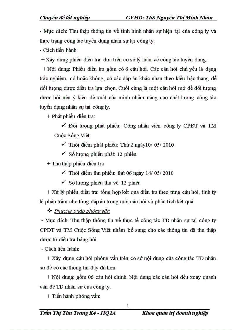 image for page Nâng cao chât lượng công tác TD nhân sự cho công ty cổ phần đầu tư và thương mại Cuộc Sống Việt
