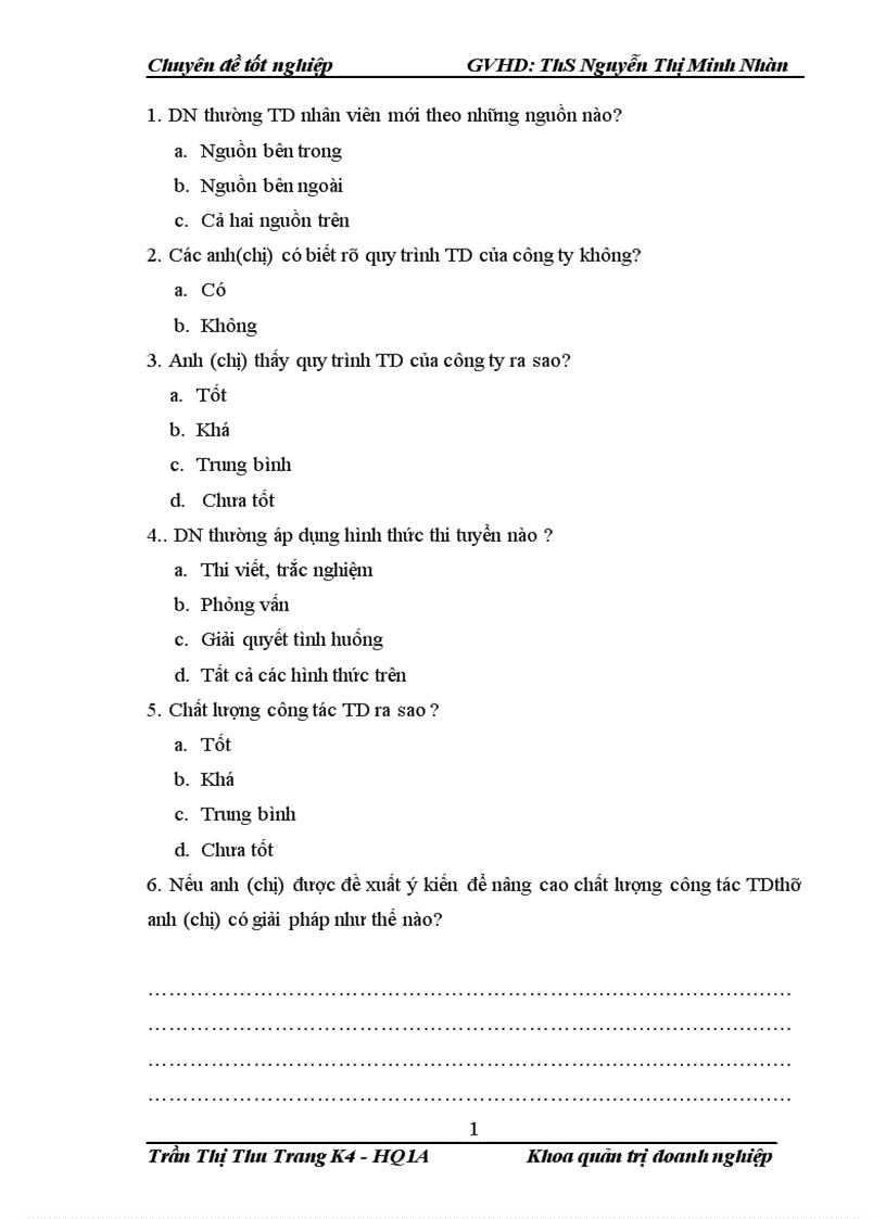 image for page Nâng cao chât lượng công tác TD nhân sự cho công ty cổ phần đầu tư và thương mại Cuộc Sống Việt