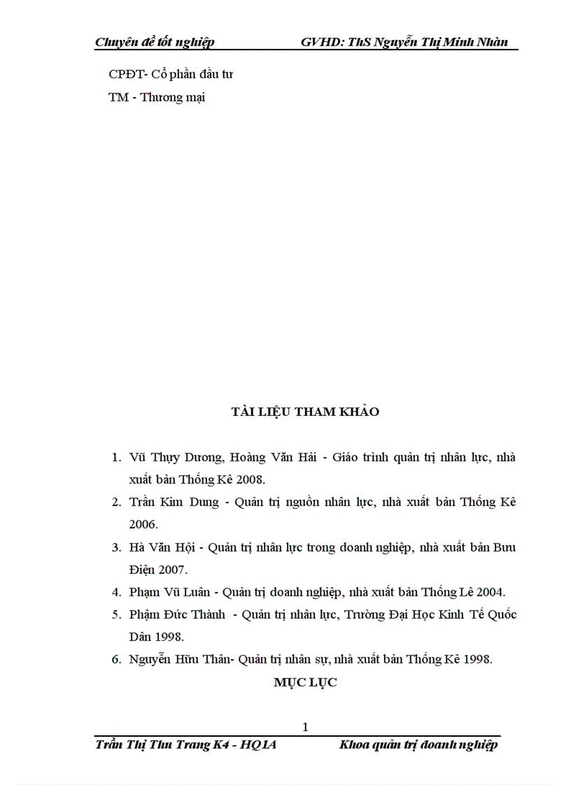 image for page Nâng cao chât lượng công tác TD nhân sự cho công ty cổ phần đầu tư và thương mại Cuộc Sống Việt
