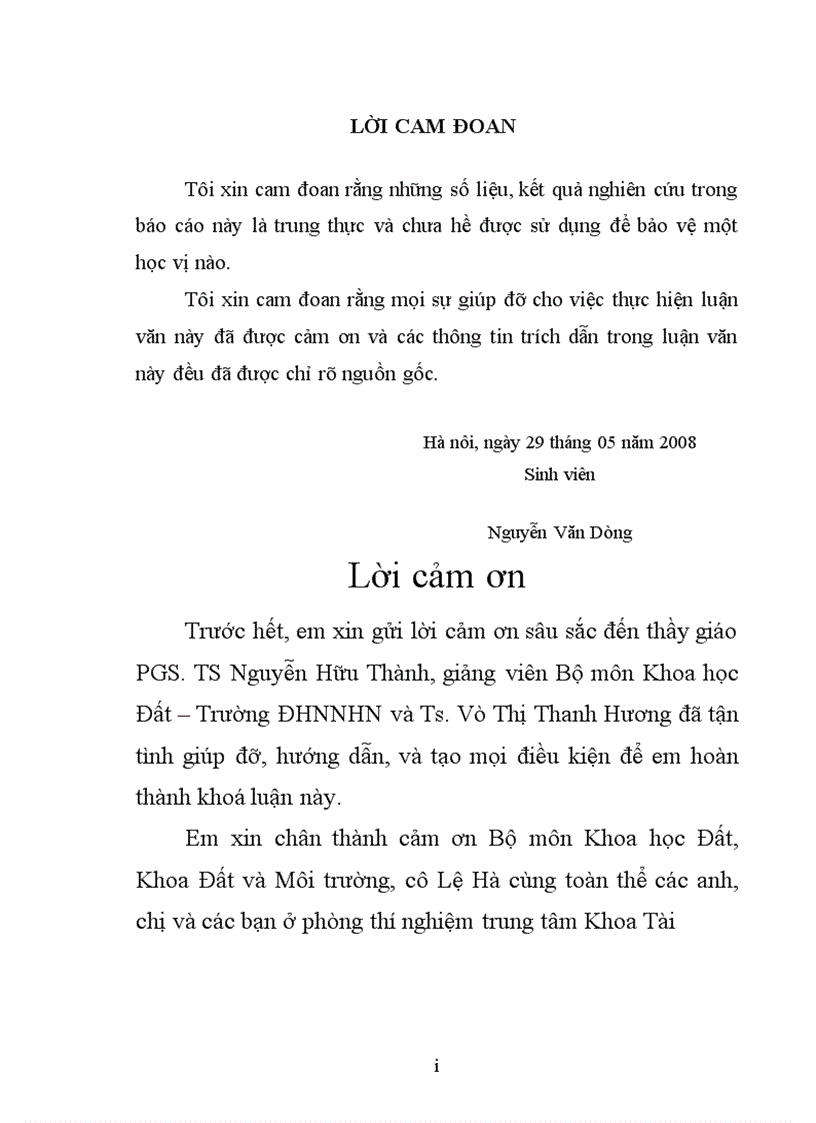 image for page Nghiên cứu sự tích luỹ kim loại nặng trong đất nông nghiệp và nước mặt xung quang khu công nghiệp Đình Trám tỉnh Bắc Giang