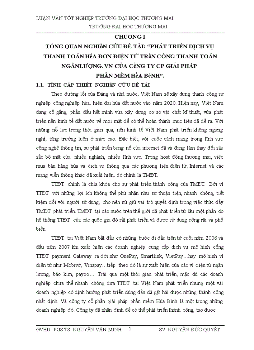 image for page Phát triển dịch vụ thanh toán hóa đơn điện tử trên cổng thanh toán NgânLượng vn của Công ty cổ phần Giải pháp phần mềm Hòa Bình 1