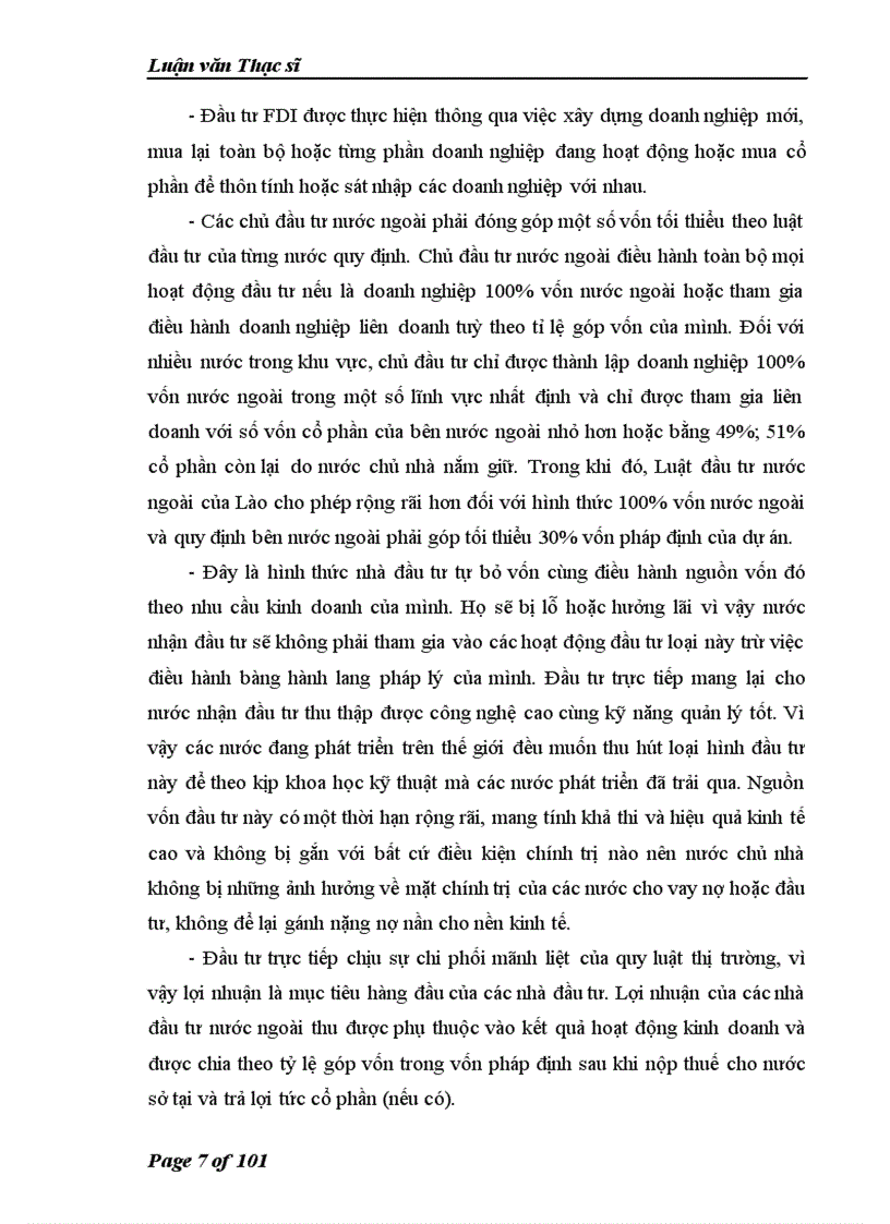 image for page Đầu tư trực tiếp nước ngoài vào tỉnh Savannakhet của nước CHDCND Lào giai đoạn 2005 2015 Thực trạng và giải pháp 1