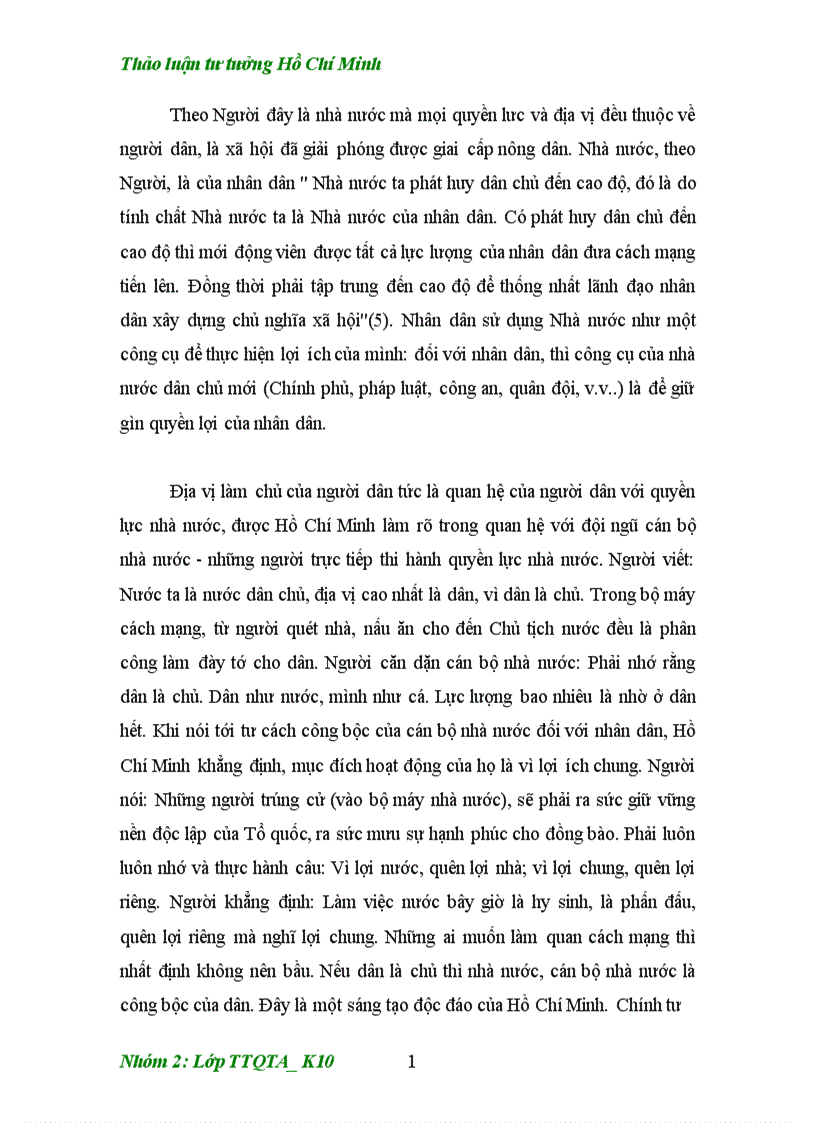 image for page Thảo luận tư tưởng Hồ Chí Minh