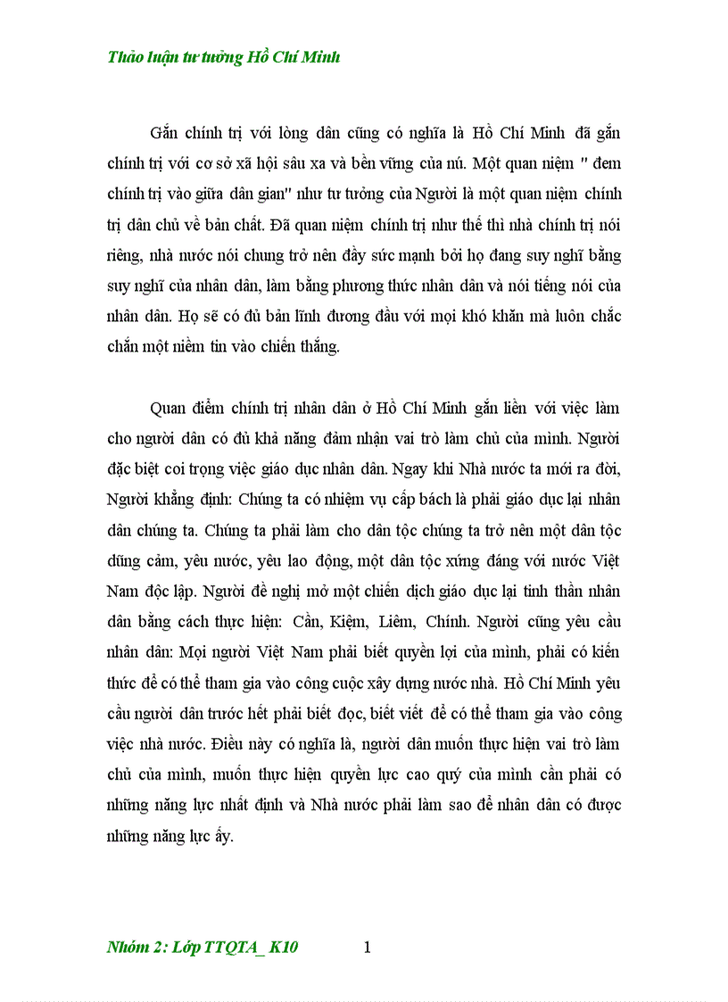 image for page Thảo luận tư tưởng Hồ Chí Minh