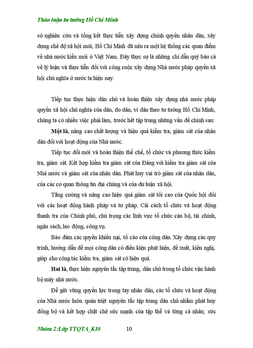 image for page Thảo luận tư tưởng Hồ Chí Minh