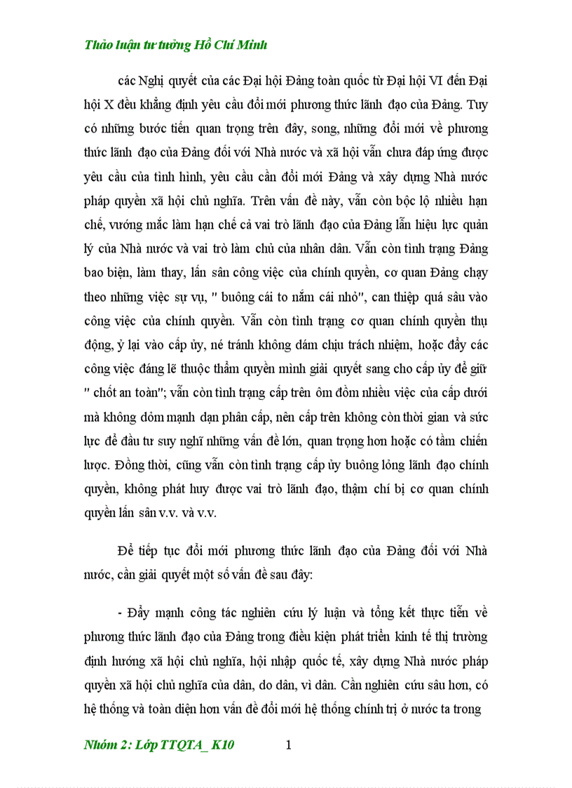 image for page Thảo luận tư tưởng Hồ Chí Minh