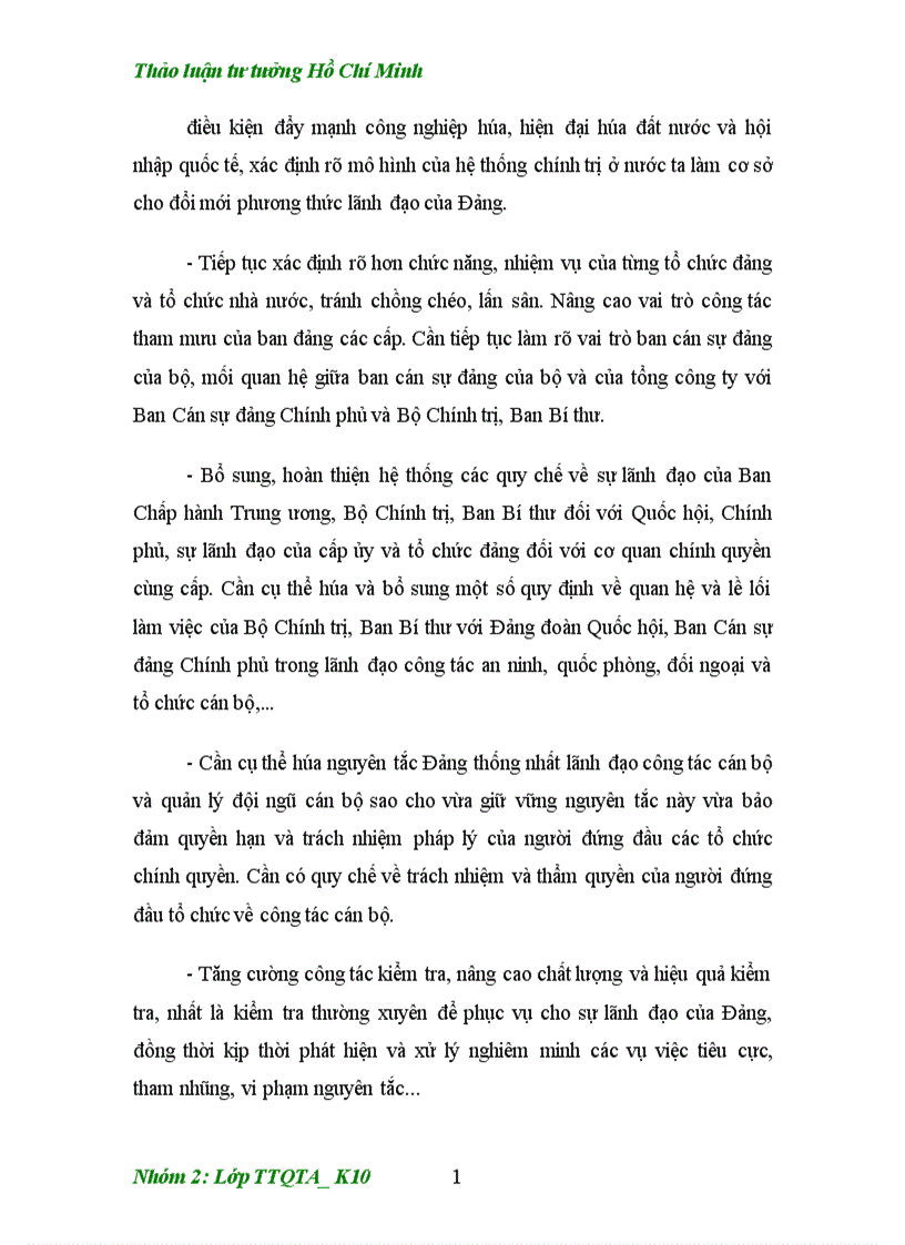 image for page Thảo luận tư tưởng Hồ Chí Minh