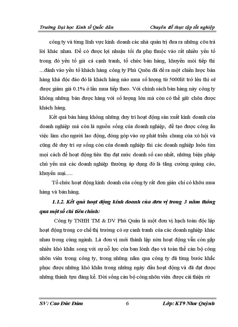 image for page Kế toán bán hàng và xác định kết quả kinh doanh tại công ty TNHH Thương mại và dịch vụ Phú Quân 1