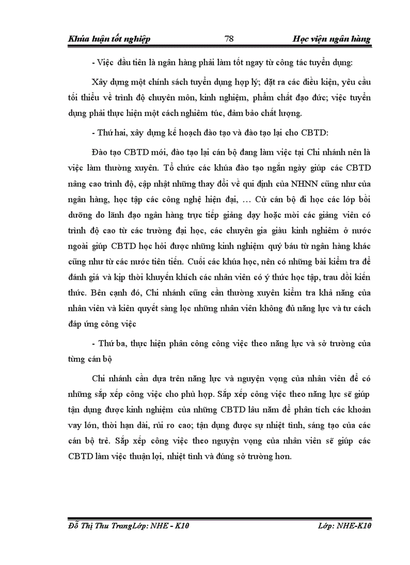 image for page Giải pháp nâng cao chất lượng phân tích tín dụng đối với doanh nghiệp vay vốn tại NHNo PTNT Chi nhánh Thăng Long
