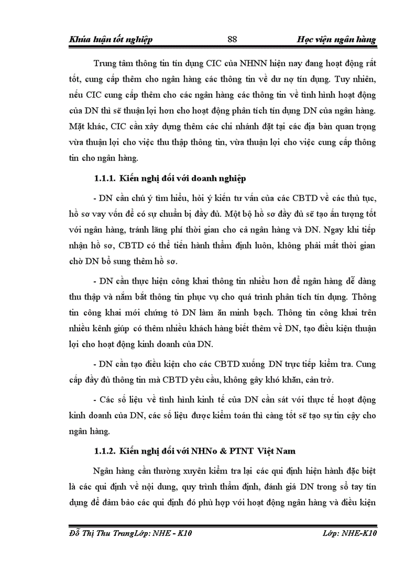 image for page Giải pháp nâng cao chất lượng phân tích tín dụng đối với doanh nghiệp vay vốn tại NHNo PTNT Chi nhánh Thăng Long