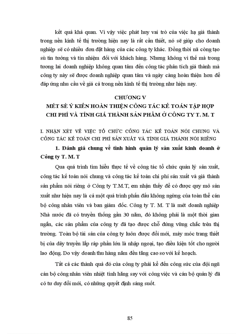 image for page Thực trạng công tác kế toán tập hợp chi phí sản xuất và tínhgiá thành sản phẩm của Công ty Thương mại và sản xuất thiết bị giao thông vận tải 1