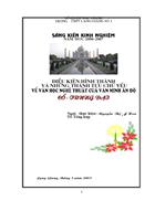 Điều kiện hình thành và những thành tựu chủ yếu về văn học nghệ thuật của văn minh ấn Độ 1