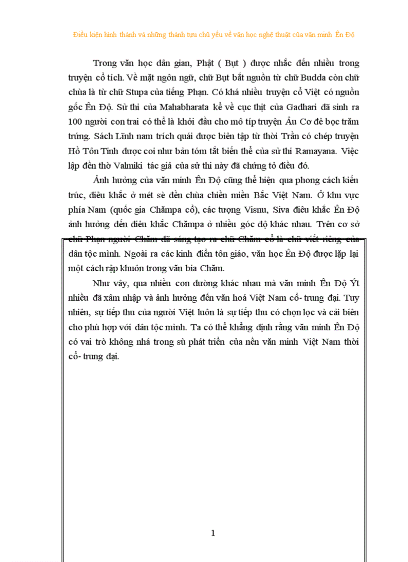 image for page Điều kiện hình thành và những thành tựu chủ yếu về văn học nghệ thuật của văn minh ấn Độ 1