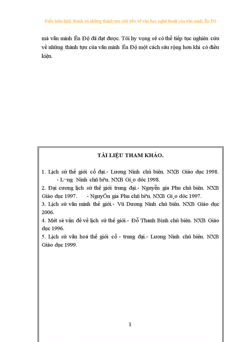 image for page Điều kiện hình thành và những thành tựu chủ yếu về văn học nghệ thuật của văn minh ấn Độ 1