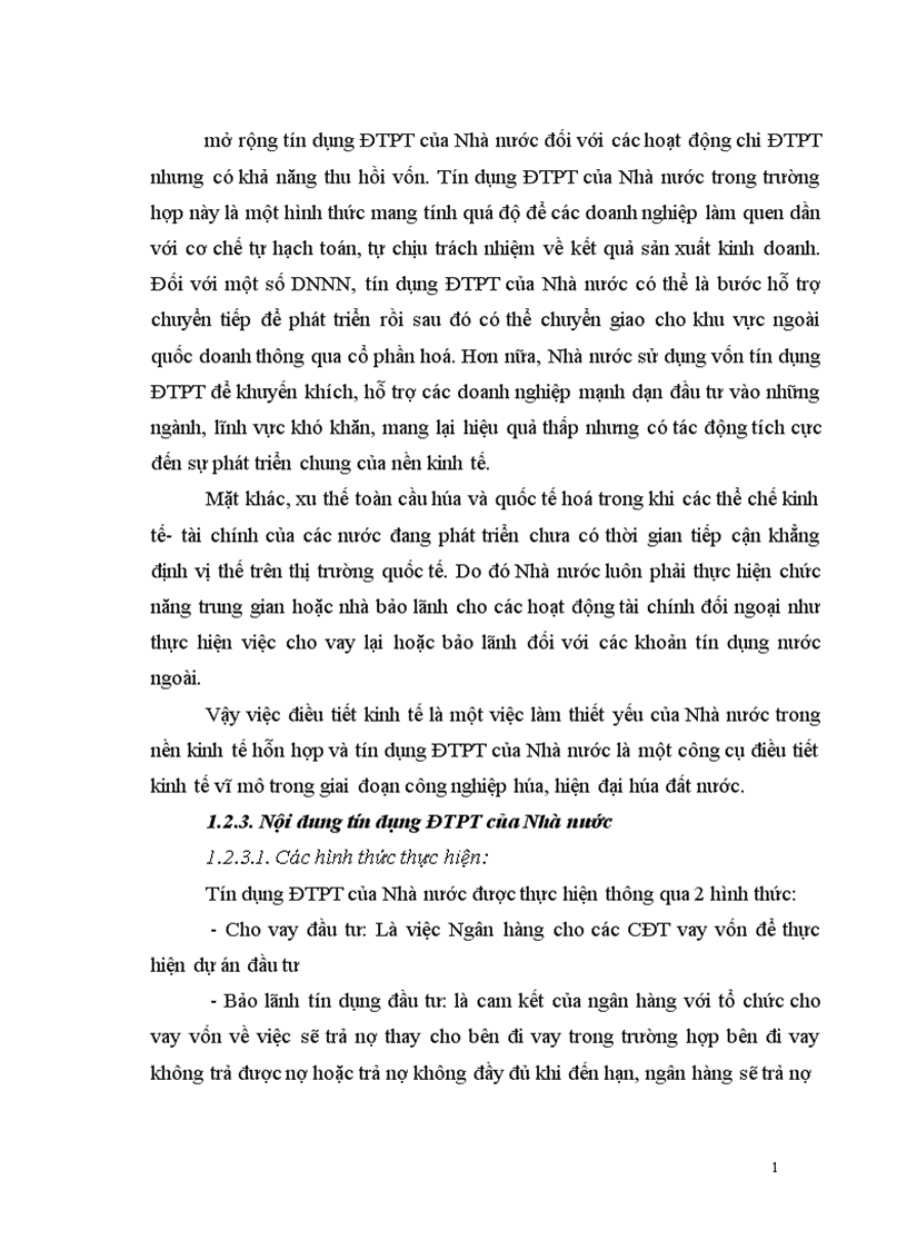 image for page Nâng cao hiệu quả tín dụng đầu tư phát triển đối với khối kinh tế trung ương tại Sở Giao dịch I Ngân hàng phát triển Việt Nam 1