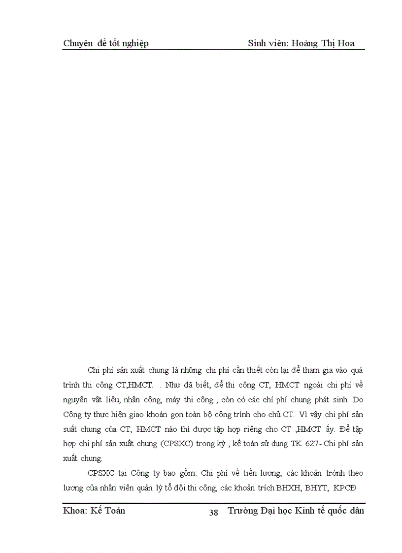 image for page Kế toán chi phí sản xuất và tính giá thành sản phẩm xây lắp tại Công ty cổ phần Thiết kế và Giám sát Xây dựng Hà Nội 1