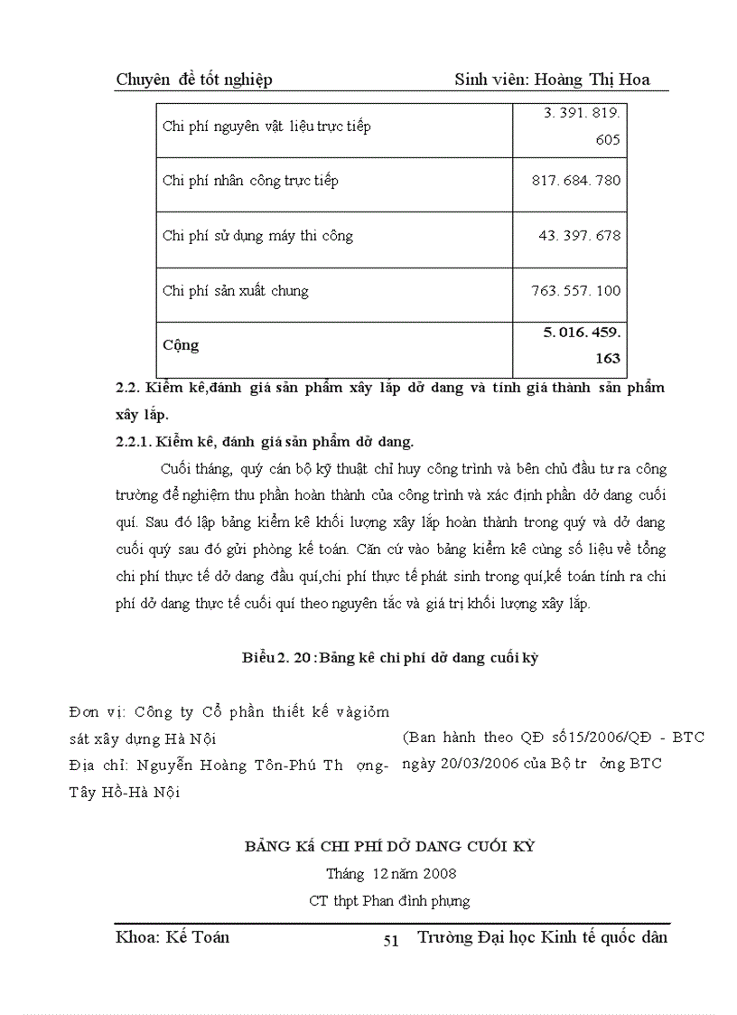 image for page Kế toán chi phí sản xuất và tính giá thành sản phẩm xây lắp tại Công ty cổ phần Thiết kế và Giám sát Xây dựng Hà Nội 1