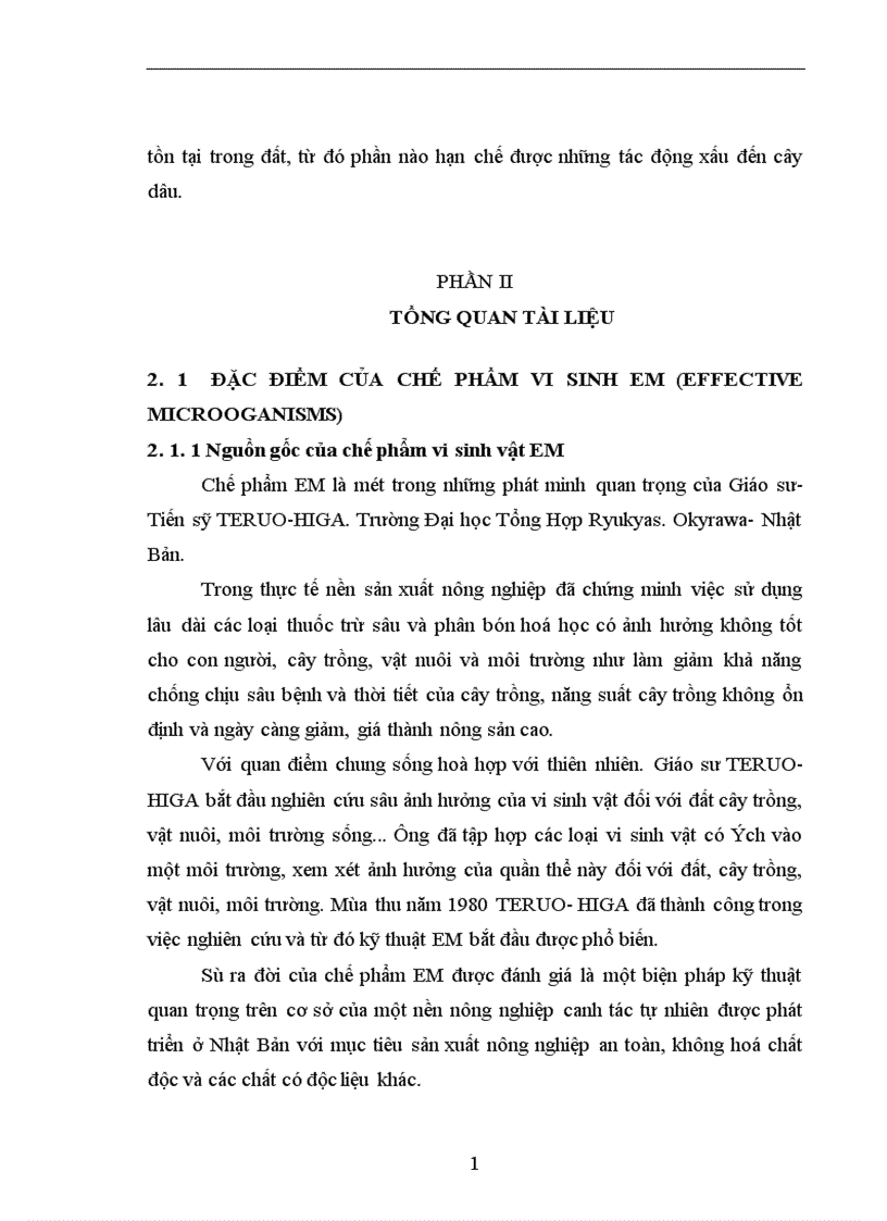 image for page Nghiên cứu ảnh hưởng của chế phẩm vi sinh vật EM Effective Micoorgamisms đến sinh trưởng phát triển năng suất và phẩm chất dâu đốn sát vụ Đông tại trường ĐHNNI Hà nội 1