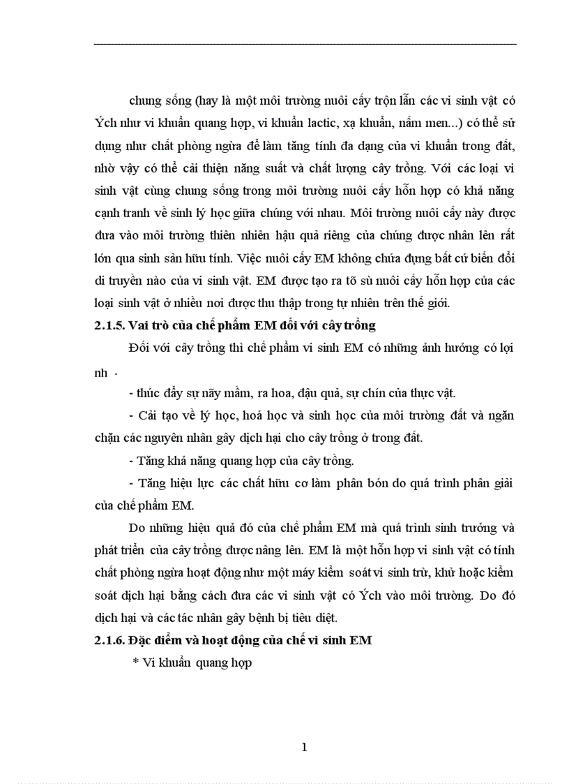 image for page Nghiên cứu ảnh hưởng của chế phẩm vi sinh vật EM Effective Micoorgamisms đến sinh trưởng phát triển năng suất và phẩm chất dâu đốn sát vụ Đông tại trường ĐHNNI Hà nội 1