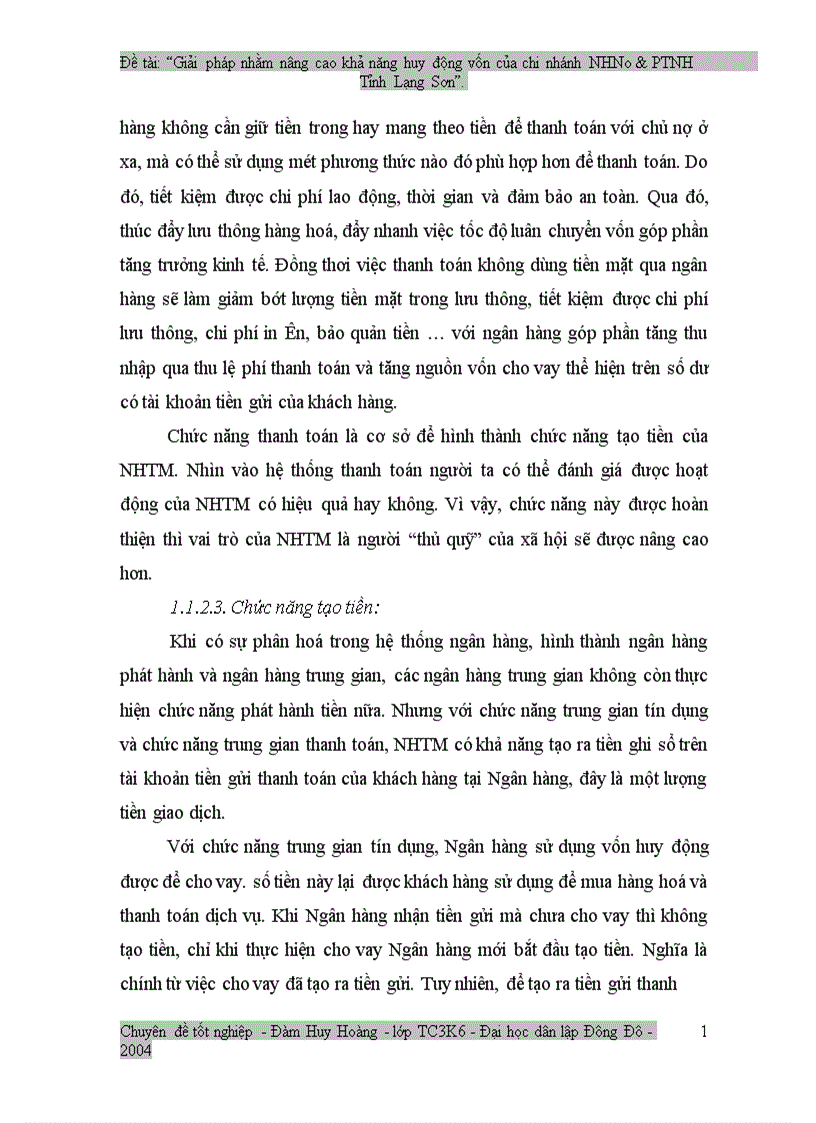 image for page Giải pháp nhằm nâng cao hiệu quả huy động vốn tại chi nhánh NHNo PTNT Tỉnh Lạng Sơn 1