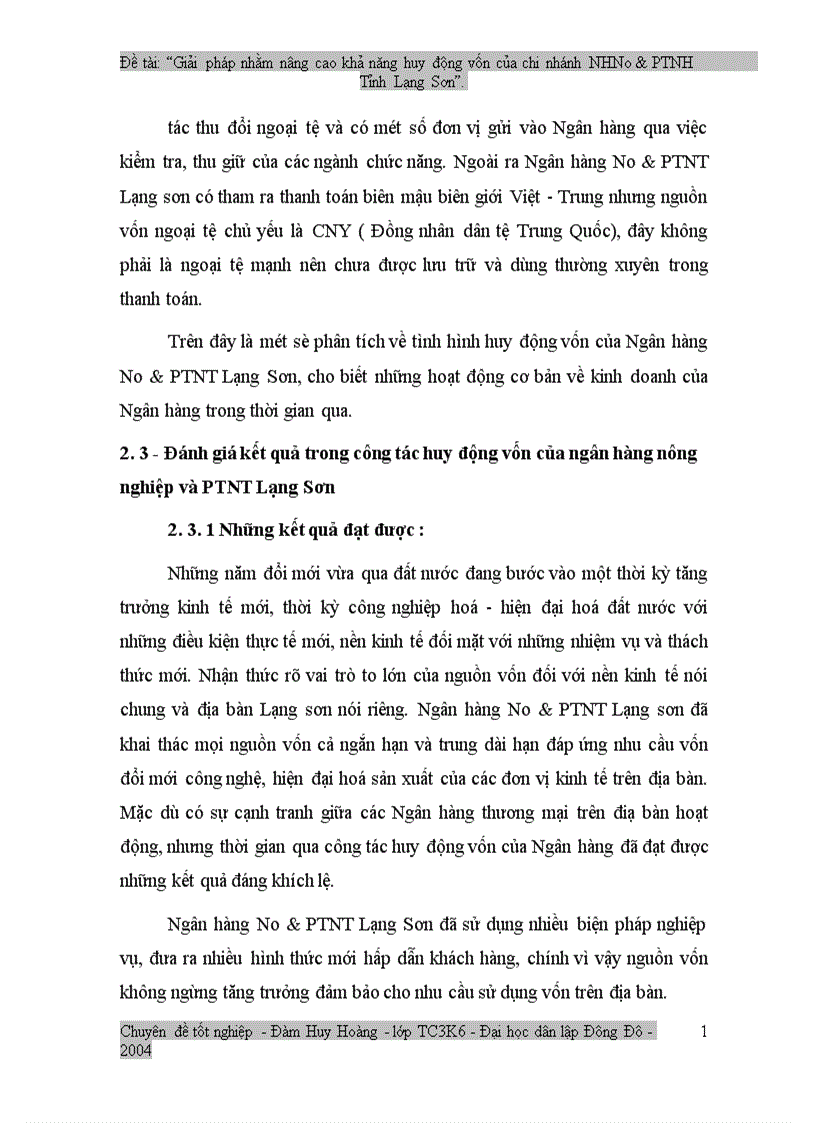 image for page Giải pháp nhằm nâng cao hiệu quả huy động vốn tại chi nhánh NHNo PTNT Tỉnh Lạng Sơn 1