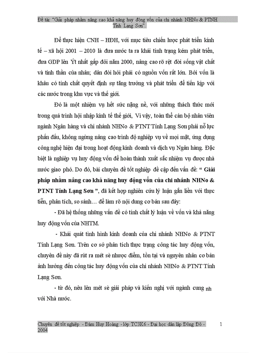 image for page Giải pháp nhằm nâng cao hiệu quả huy động vốn tại chi nhánh NHNo PTNT Tỉnh Lạng Sơn 1