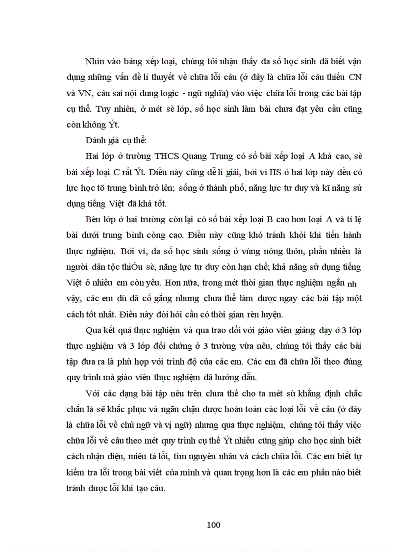 image for page Lỗi về câu trong bài làm văn của học sinh Trung học cơ sở tỉnh Yên Bái nguyên nhân và cách chữa 1