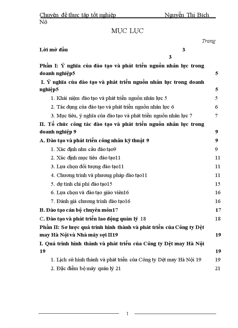 image for page Đào tạo và phát triển nguồn nhân lực tại Nhà máy sợi II 1
