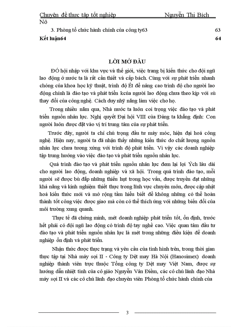 image for page Đào tạo và phát triển nguồn nhân lực tại Nhà máy sợi II 1
