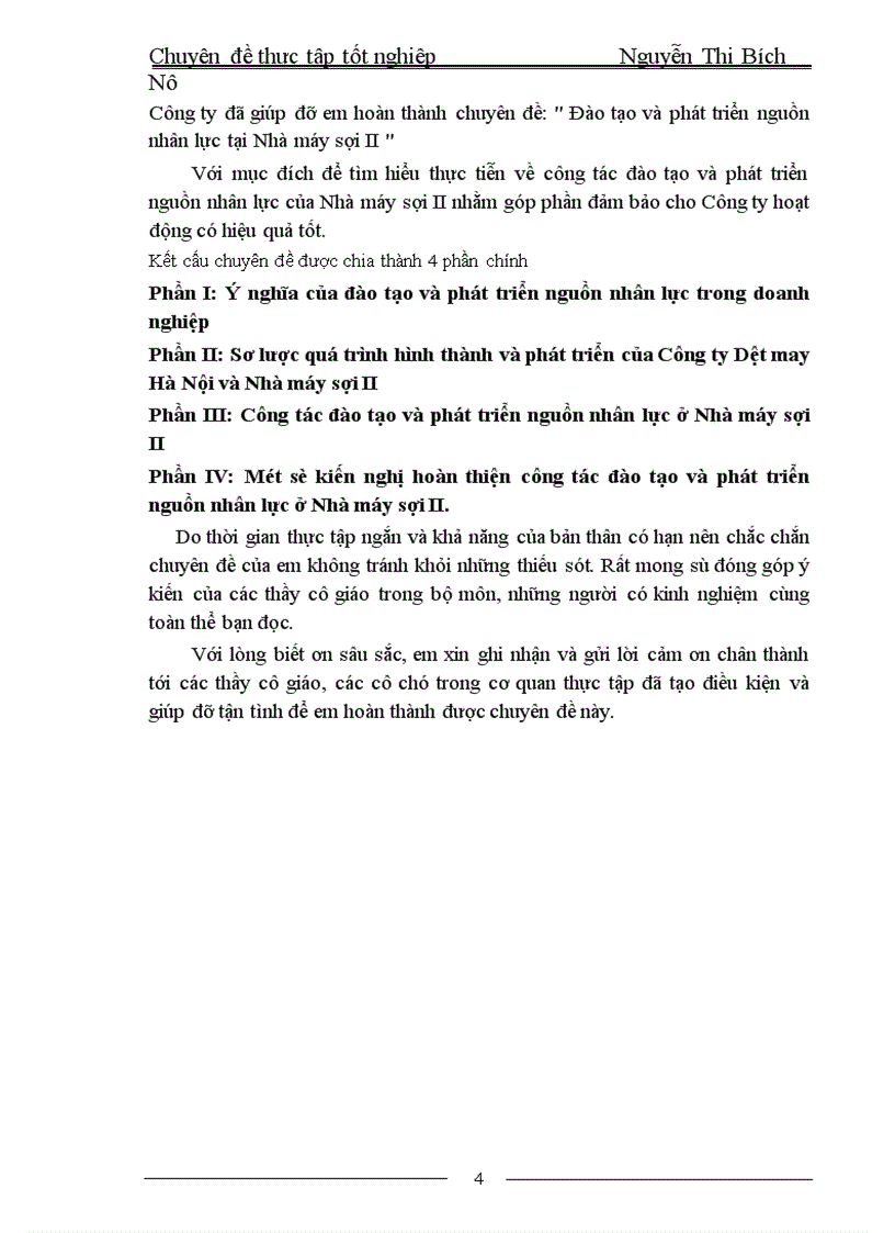 image for page Đào tạo và phát triển nguồn nhân lực tại Nhà máy sợi II 1