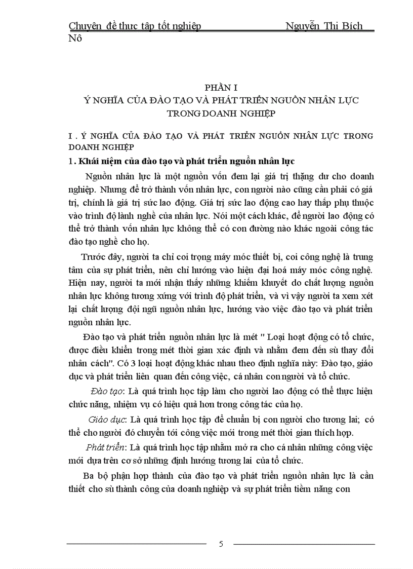 image for page Đào tạo và phát triển nguồn nhân lực tại Nhà máy sợi II 1